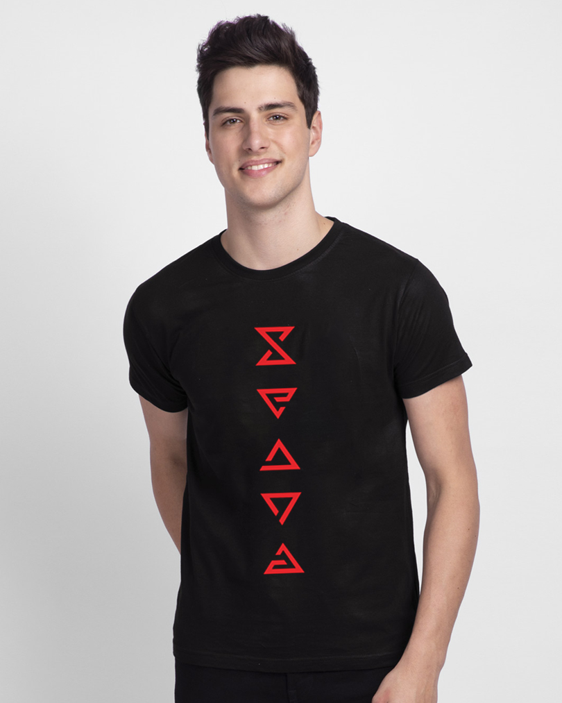 The Witcher of Rivia Black Printed T shirt