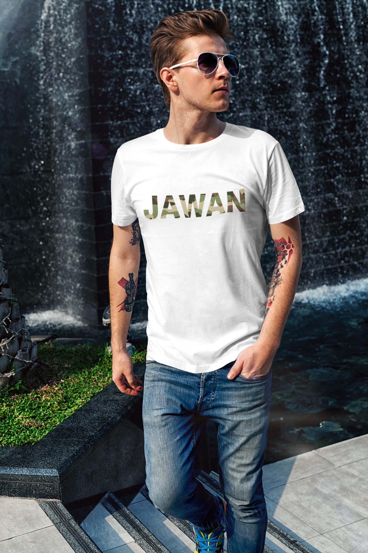 SRK Jawan Printed T-Shirt 