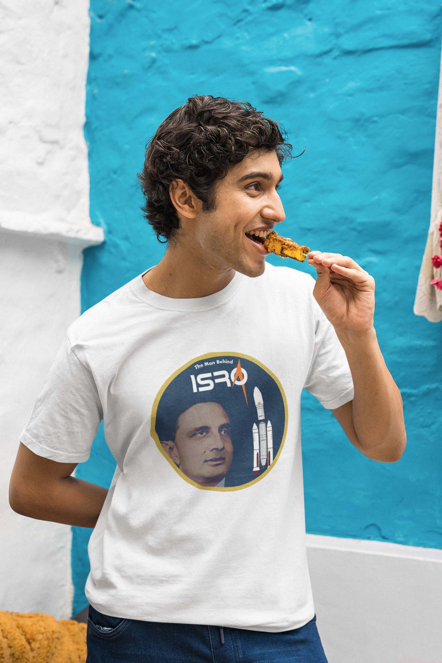 Vikram Sarabhai ISRO Printed T-Shirt 